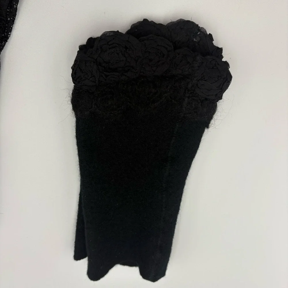 Arm Warmer Gloves One Size Womens Set Of 3 Dark Feminine Fairy Lace Luxury Color